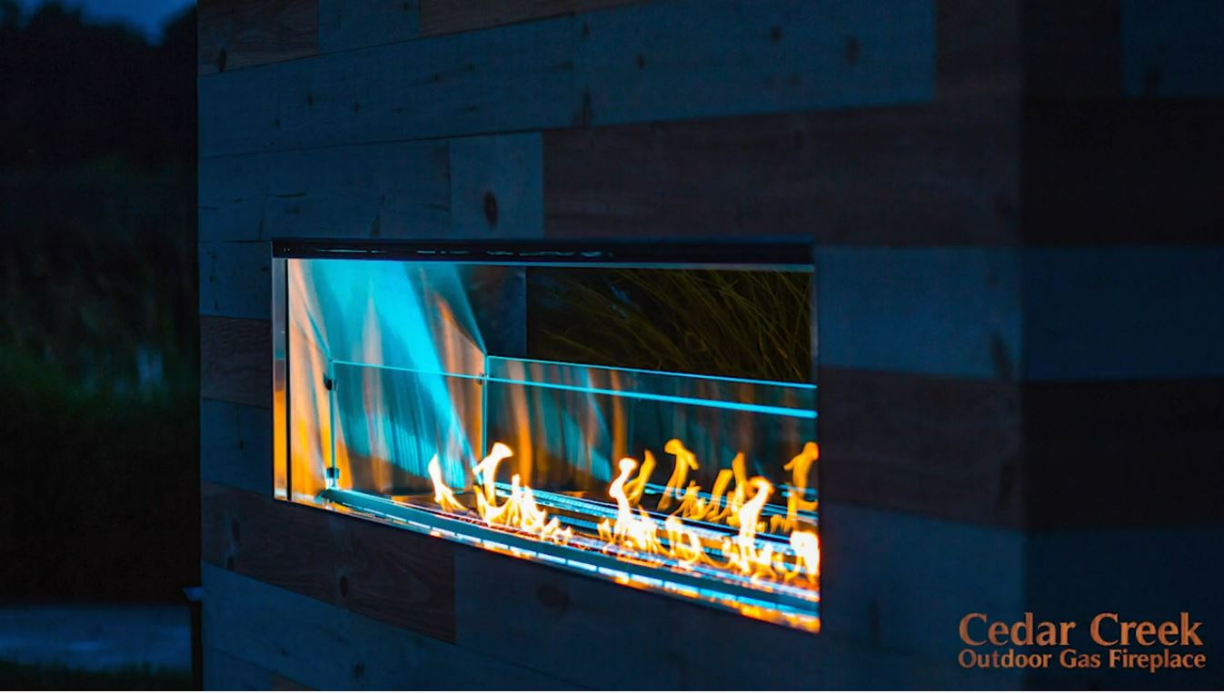 RCS - Cedar Creek Outdoor Gas Fireplace | 36" - 72" | RFPXXLECONLED RCS - Cedar Creek Outdoor Gas Fireplace | 36" - 72" | RFPXXLECONLED