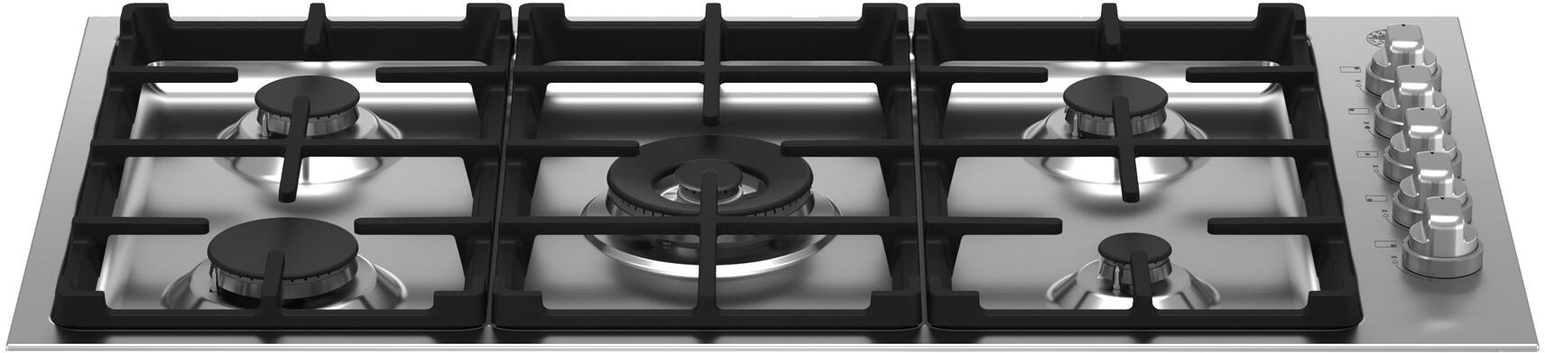 Bertazzoni - 36" Drop-in Gas Cooktop 5 Burners - MAST365QXE Bertazzoni - 36" Drop-in Gas Cooktop 5 Burners - MAST365QXE