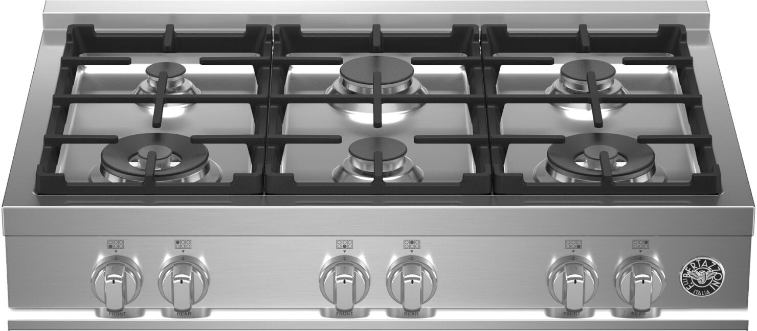 Bertazzoni | 36" Gas Rangetop 6 Burners | MAST366RTXE Bertazzoni | 36" Gas Rangetop 6 Burners | MAST366RTXE