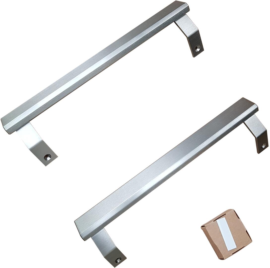 Bertazzoni | Handle kit for 24” & 31" bottom mount refrigerator - Professional Series | PROHK24BM Bertazzoni | Handle kit for 24” & 31" bottom mount refrigerator - Professional Series | PROHK24BM