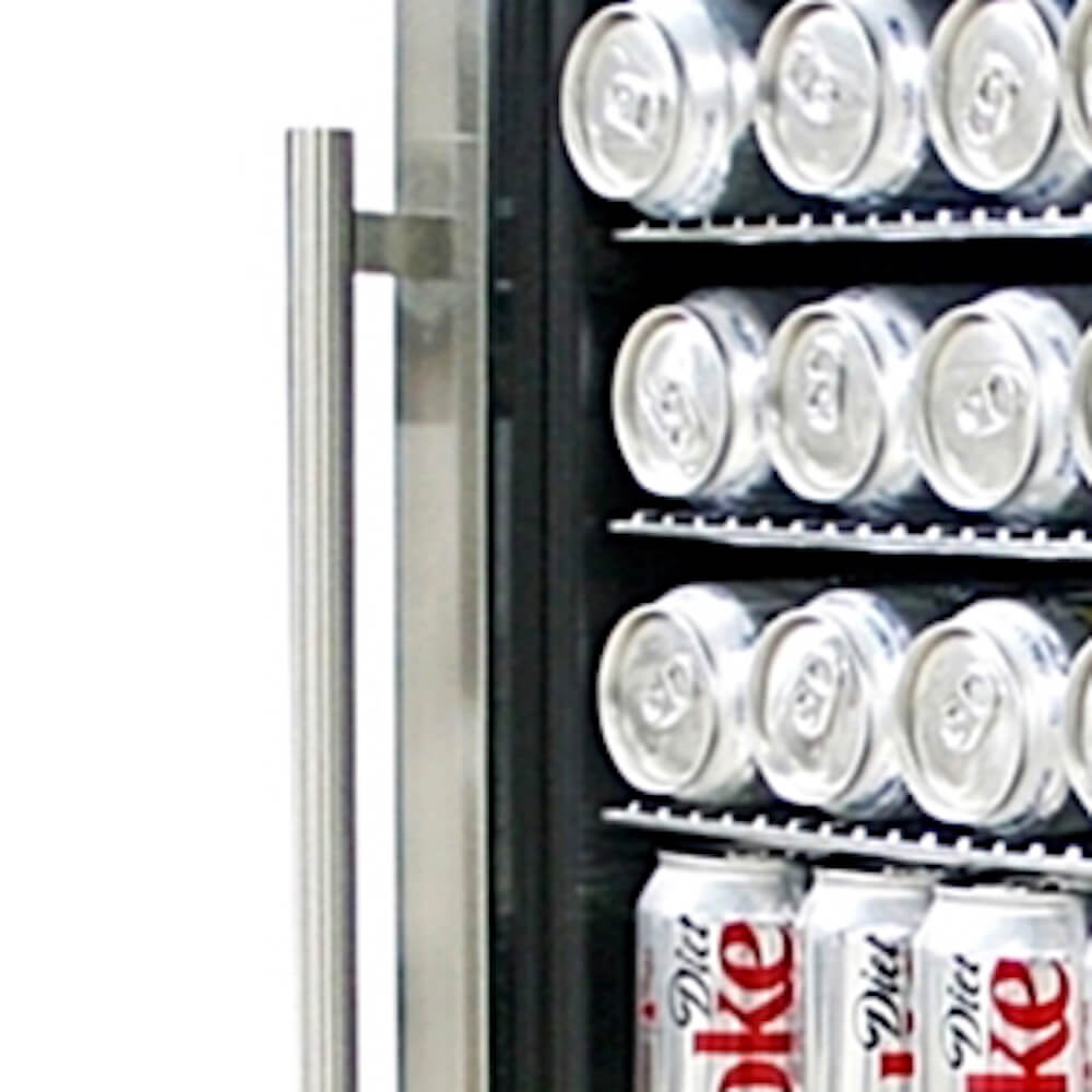Whynter - Beverage Refrigerator - Stainless Steel | BR-125SD Whynter - Beverage Refrigerator - Stainless Steel | BR-125SD