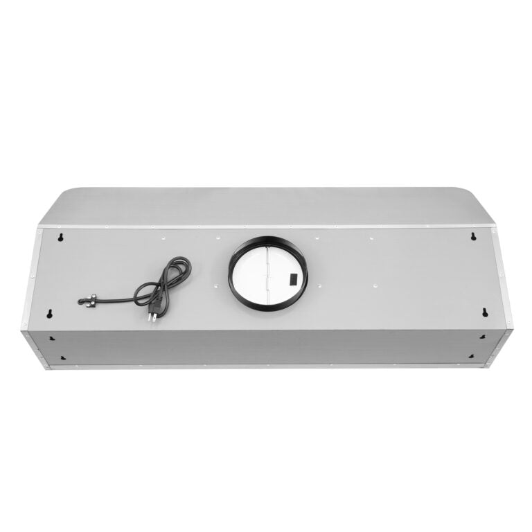 Cosmo - 48 in. Ducted Under Cabinet Range Hood with Soft-Touch Controls, Permanent Filters, 4-Speed Fan, LED Lights in Stainless Steel | COS-QS48 Cosmo - 48 in. Ducted Under Cabinet Range Hood with Soft-Touch Controls, Permanent Filters, 4-Speed Fan, LED Lights in Stainless Steel | COS-QS48
