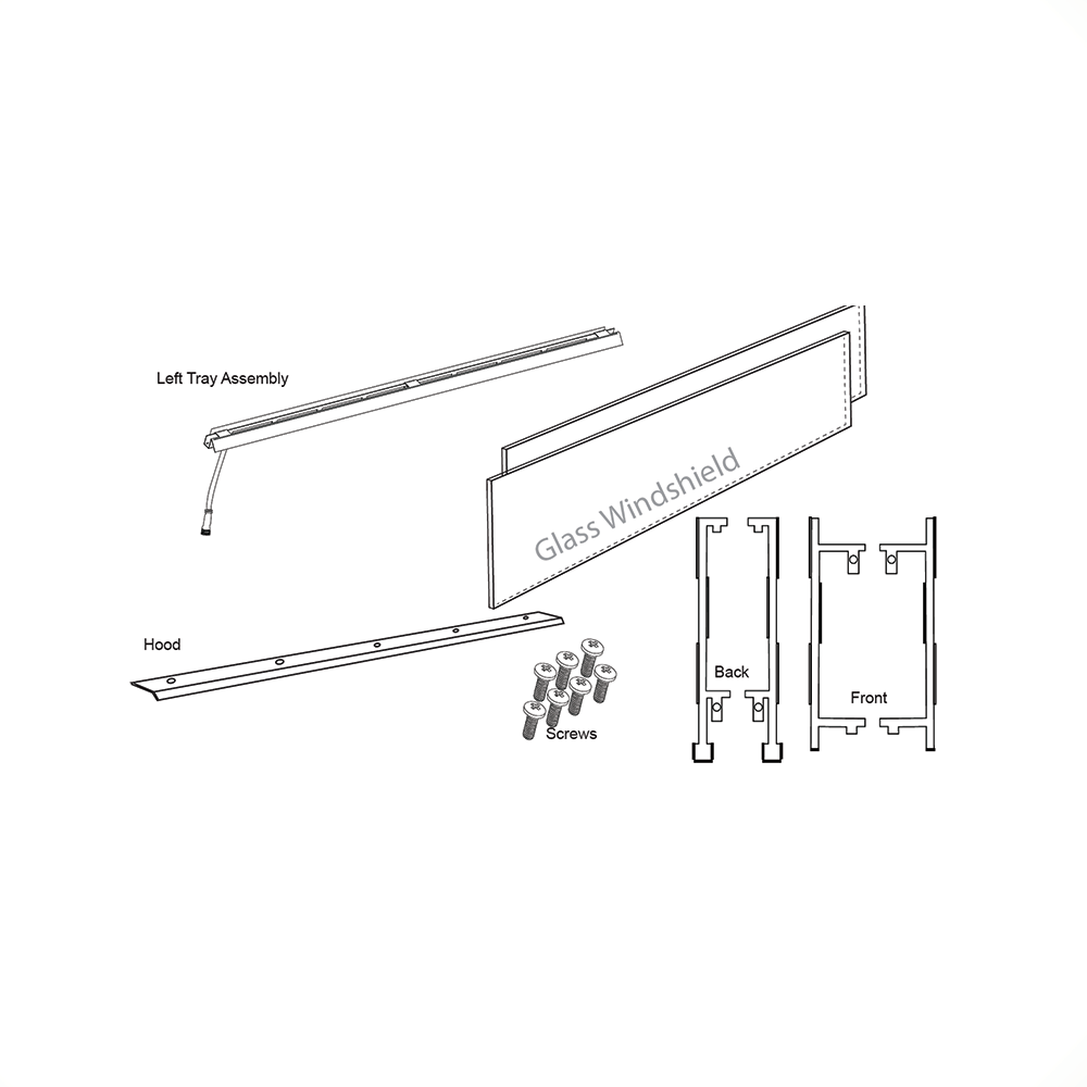 RCS - See-Through Conversion Kit for 36" - 72" Fireplaces | RFP7800X RCS - See-Through Conversion Kit for 36" - 72" Fireplaces | RFP7800X