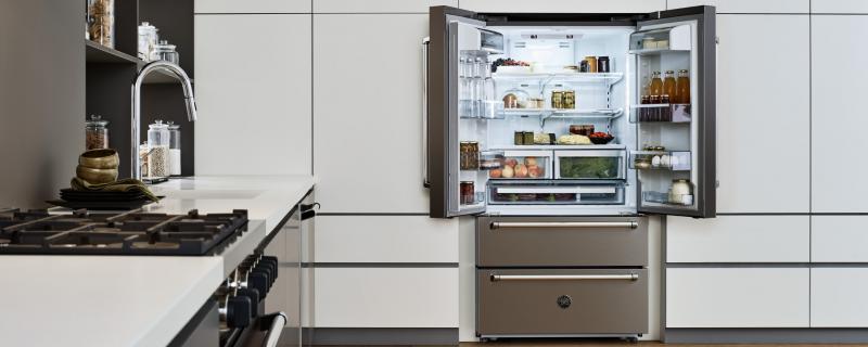 Bertazzoni | 36" French door refrigerator - Freestanding - Stainless | REF36X Bertazzoni | 36" French door refrigerator - Freestanding - Stainless | REF36X