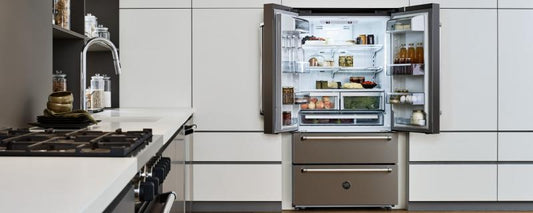 Bertazzoni | 36" French door refrigerator - Freestanding - Stainless | REF36X