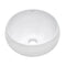 12 inch Bathroom Vessel Sink Round White Circular Above Counter Porcelain Ceramic