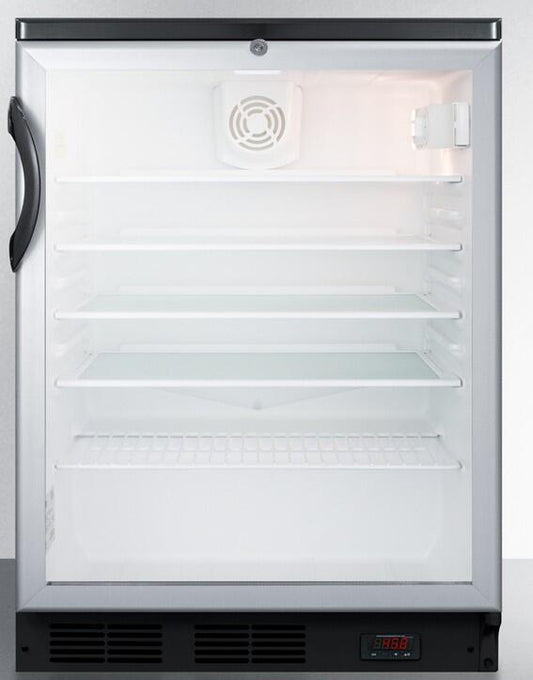 Summit Commercial - 24" Commercial Glass Door Craft Beer and Wine Refrigerator