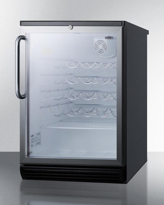 Summit Commercial - 24" Freestanding Wine Cellar with 36-Bottle Capacity