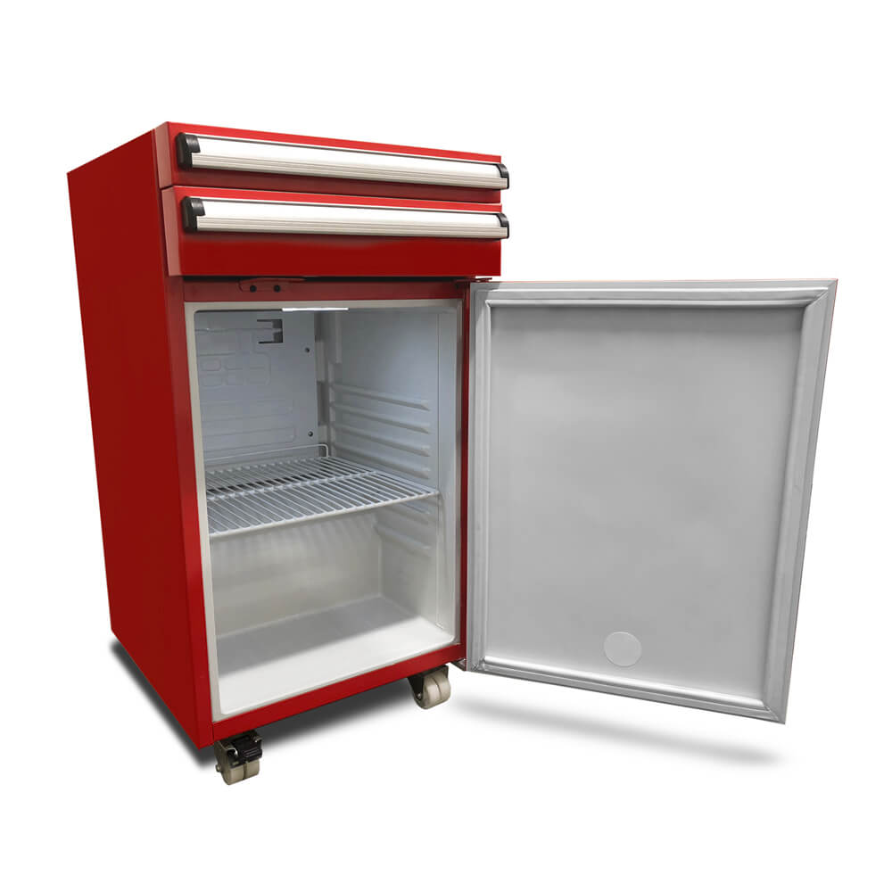 Whynter - Portable 1.8 cu.ft. Tool Box Refrigerator with 2 Drawers and Lock | TBR-185SR Whynter - Portable 1.8 cu.ft. Tool Box Refrigerator with 2 Drawers and Lock | TBR-185SR