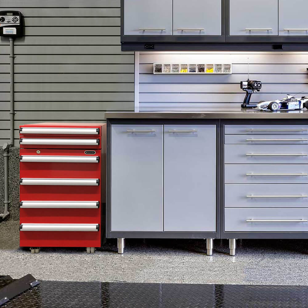 Whynter - Portable 1.8 cu.ft. Tool Box Refrigerator with 2 Drawers and Lock | TBR-185SR Whynter - Portable 1.8 cu.ft. Tool Box Refrigerator with 2 Drawers and Lock | TBR-185SR