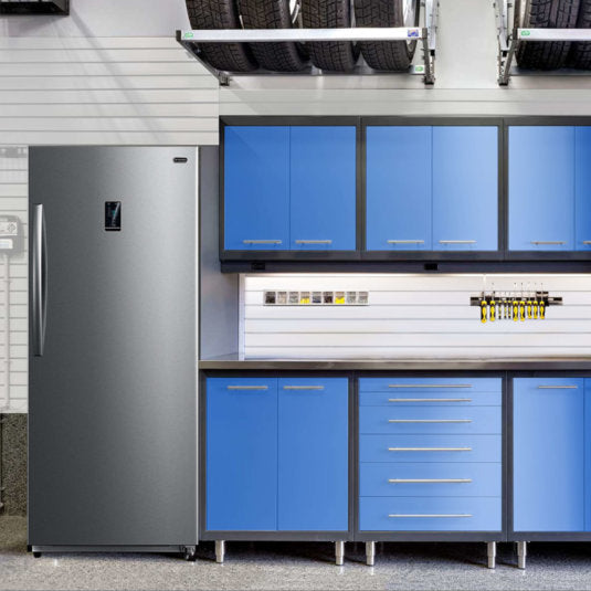 Whynter - 13.8 cu.ft. Energy Star Digital Upright Convertible Deep Freezer / Refrigerator - Stainless Steel | UDF-139SS Whynter - 13.8 cu.ft. Energy Star Digital Upright Convertible Deep Freezer / Refrigerator - Stainless Steel | UDF-139SS