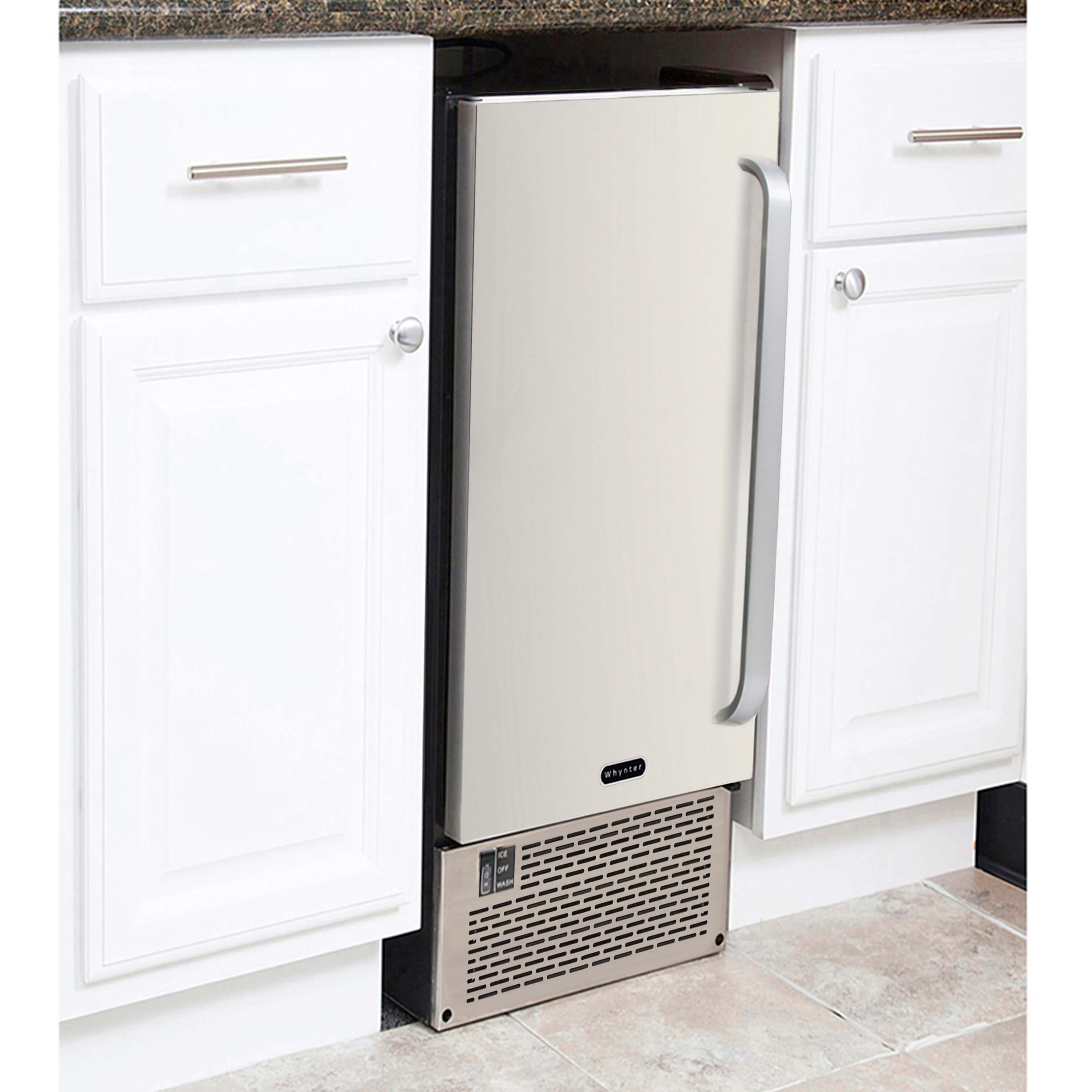 Whynter - Built-In/ Freestanding Ice Maker - 50lb capacity Clear Ice Cube | UIM-502SS Whynter - Built-In/ Freestanding Ice Maker - 50lb capacity Clear Ice Cube | UIM-502SS