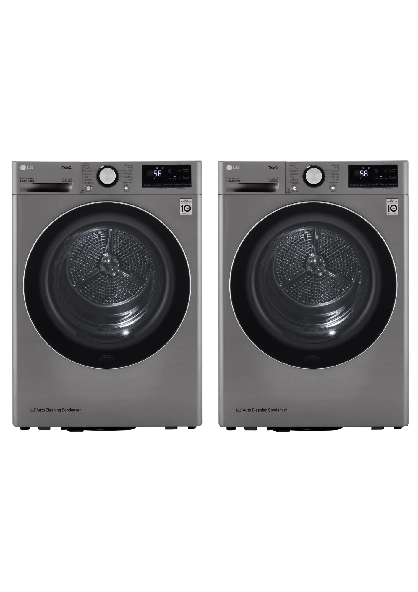 LG 27 Inch Top Load Washer with TurboWash in Graphite Steel