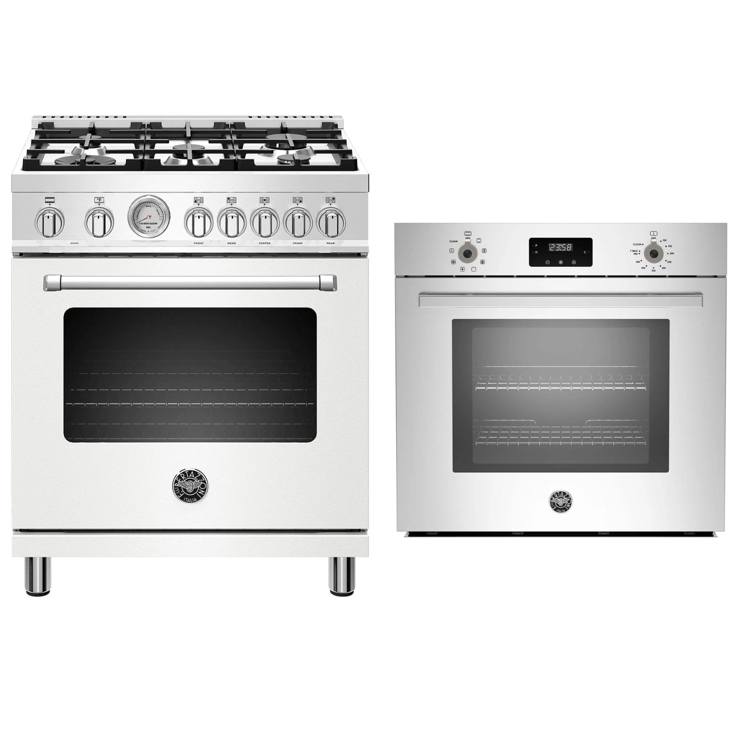 Bertazzoni 30" Master Series range Electric oven 5 aluminum burn
