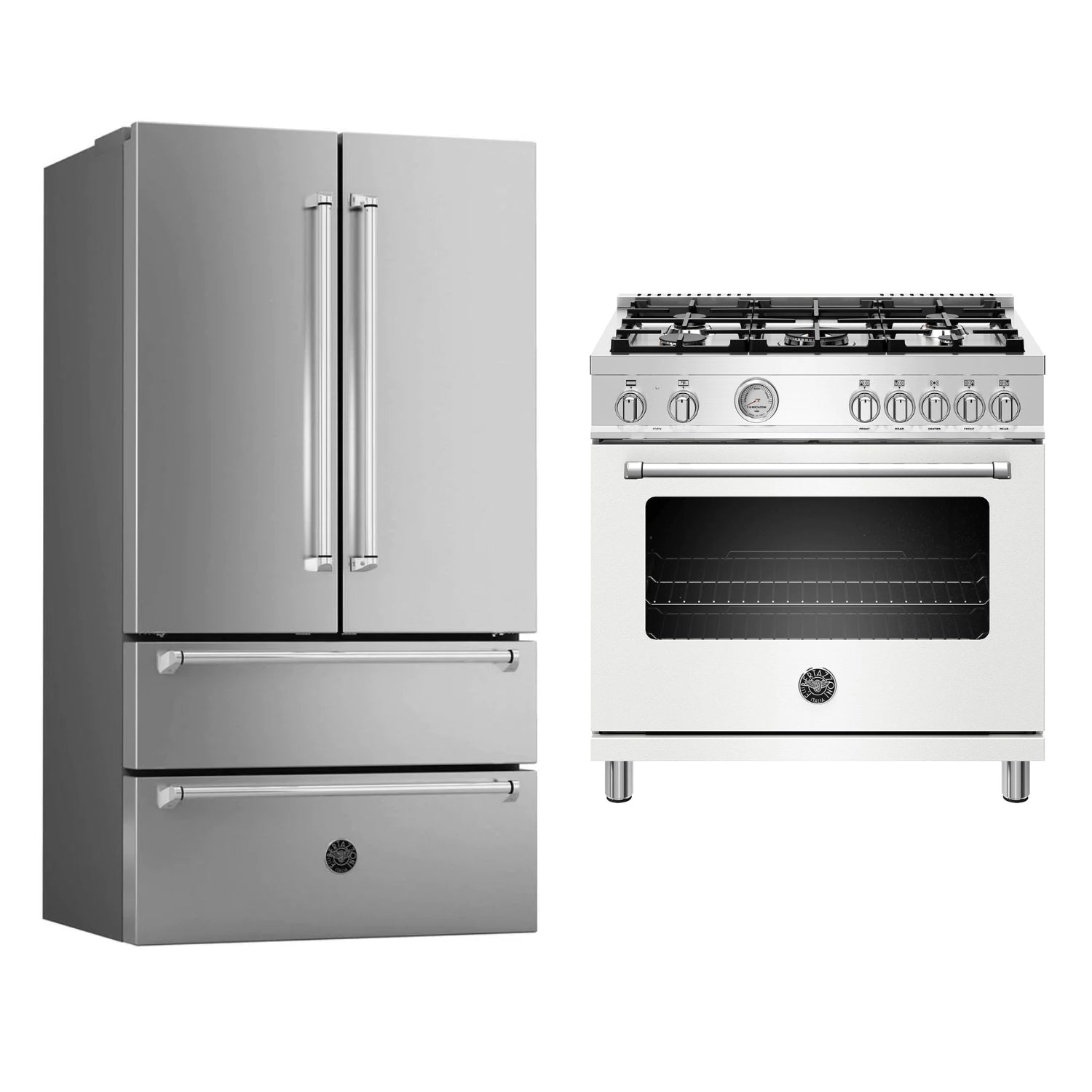 Bertazzoni 36" Master Series range Electric oven 5 aluminum burn