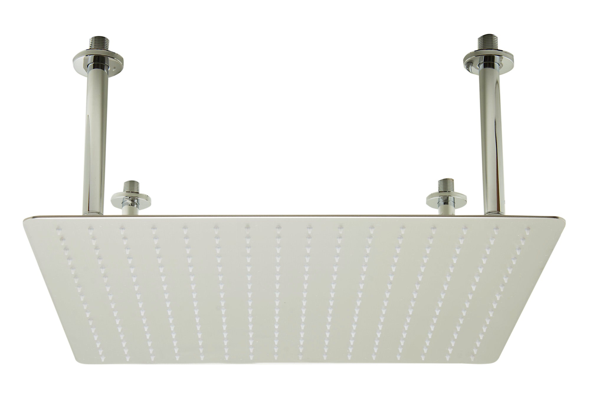 ALFI Brand - 20" Square Brushed Solid Stainless Steel Ultra Thin Rain Shower Head | RAIN20S-BSS ALFI Brand - 20" Square Brushed Solid Stainless Steel Ultra Thin Rain Shower Head | RAIN20S-BSS