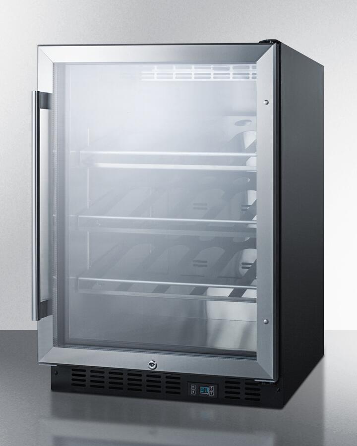 Summit Commercial - 24" Single Zone Built-In Wine Cellar with 5 Cu. Ft. Summit Commercial - 24" Single Zone Built-In Wine Cellar with 5 Cu. Ft.