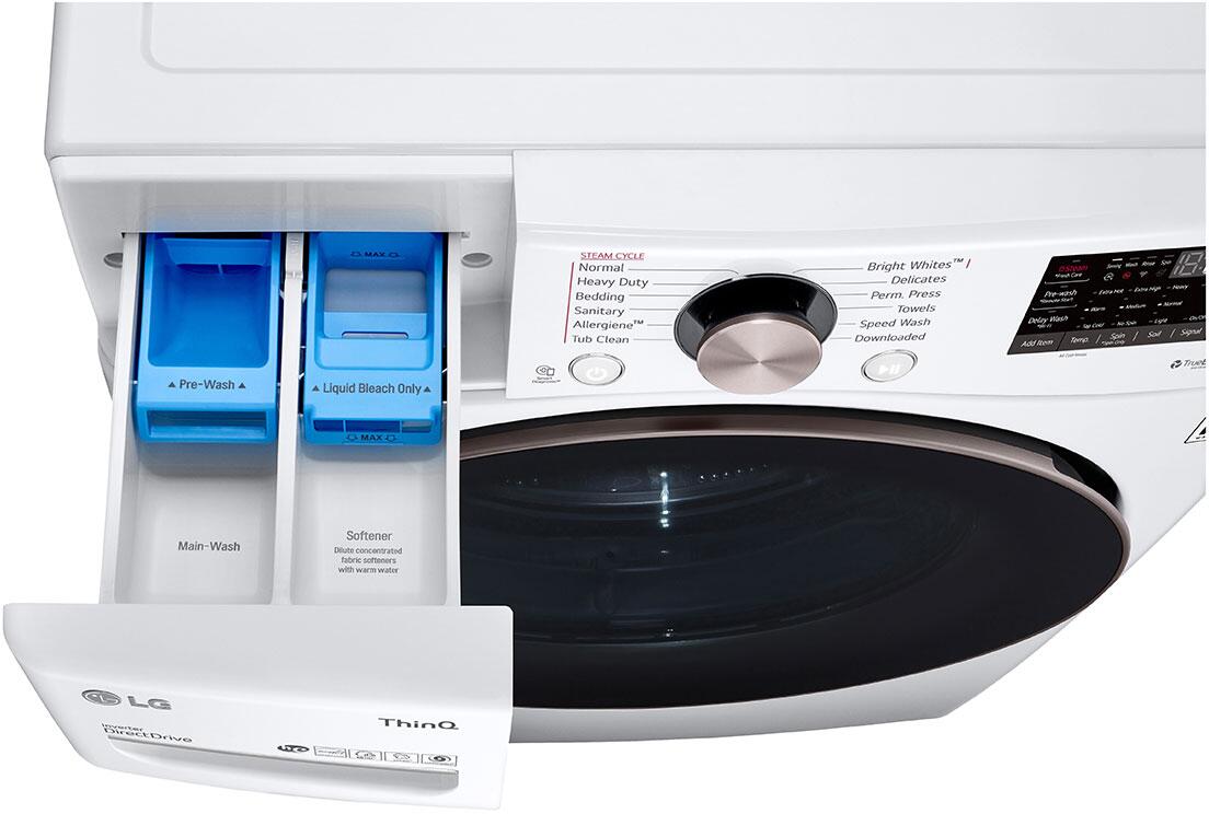 LG - 27 in. 4.5 cu. ft. White Ultra Large Capacity Front Load Washer and LG - 7.4 Cu. Ft. White Ultra Large Capacity Electric Dryer LG - 27 in. 4.5 cu. ft. White Ultra Large Capacity Front Load Washer and LG - 7.4 Cu. Ft. White Ultra Large Capacity Electric Dryer