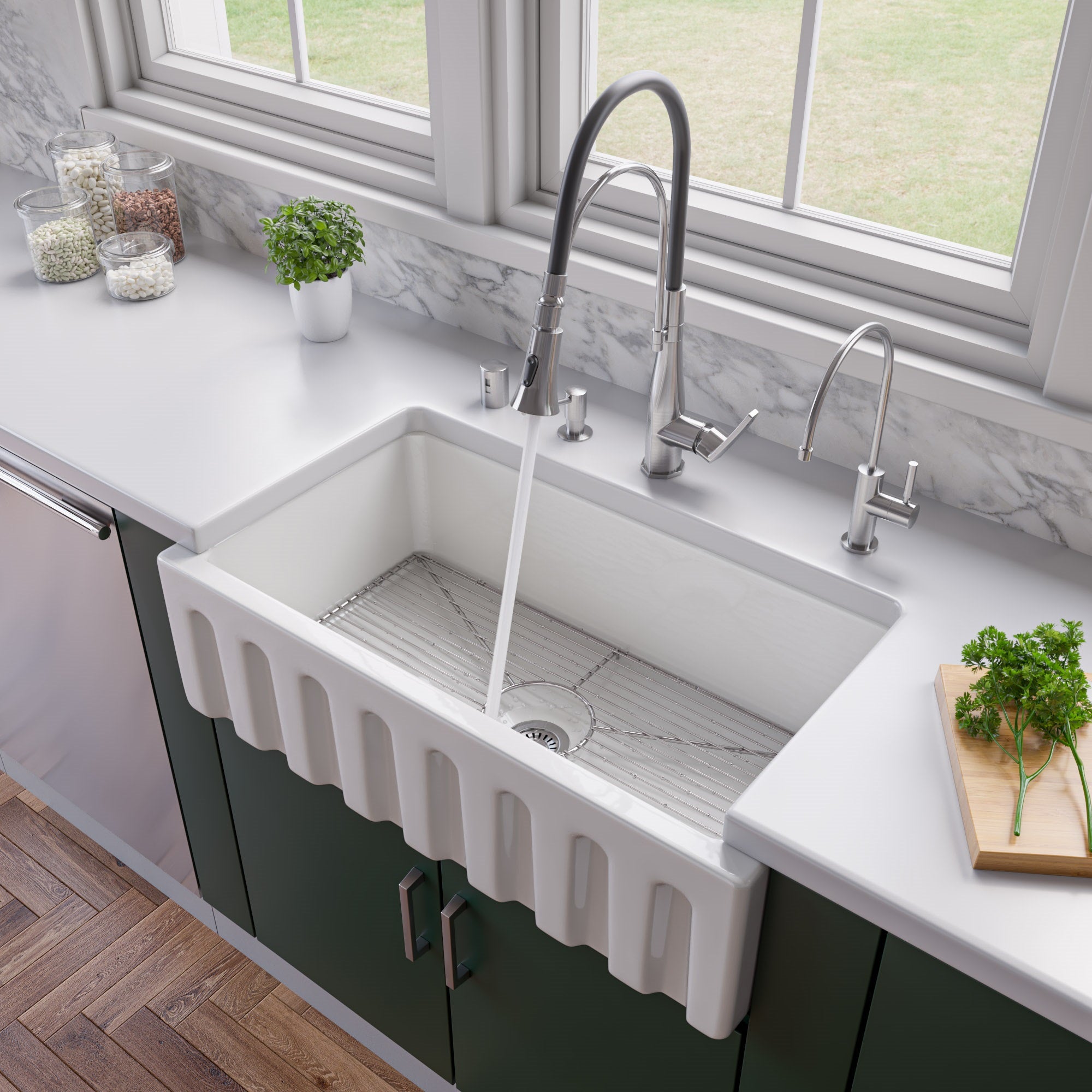 ALFI Brand - Stainless steel kitchen sink grid for AB3318SB | ABGR3318 ALFI Brand - Stainless steel kitchen sink grid for AB3318SB | ABGR3318