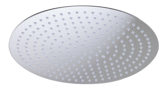 ALFI Brand - Solid Brushed Stainless Steel 16" Round Ultra Thin Rain Shower Head | RAIN16R-BSS