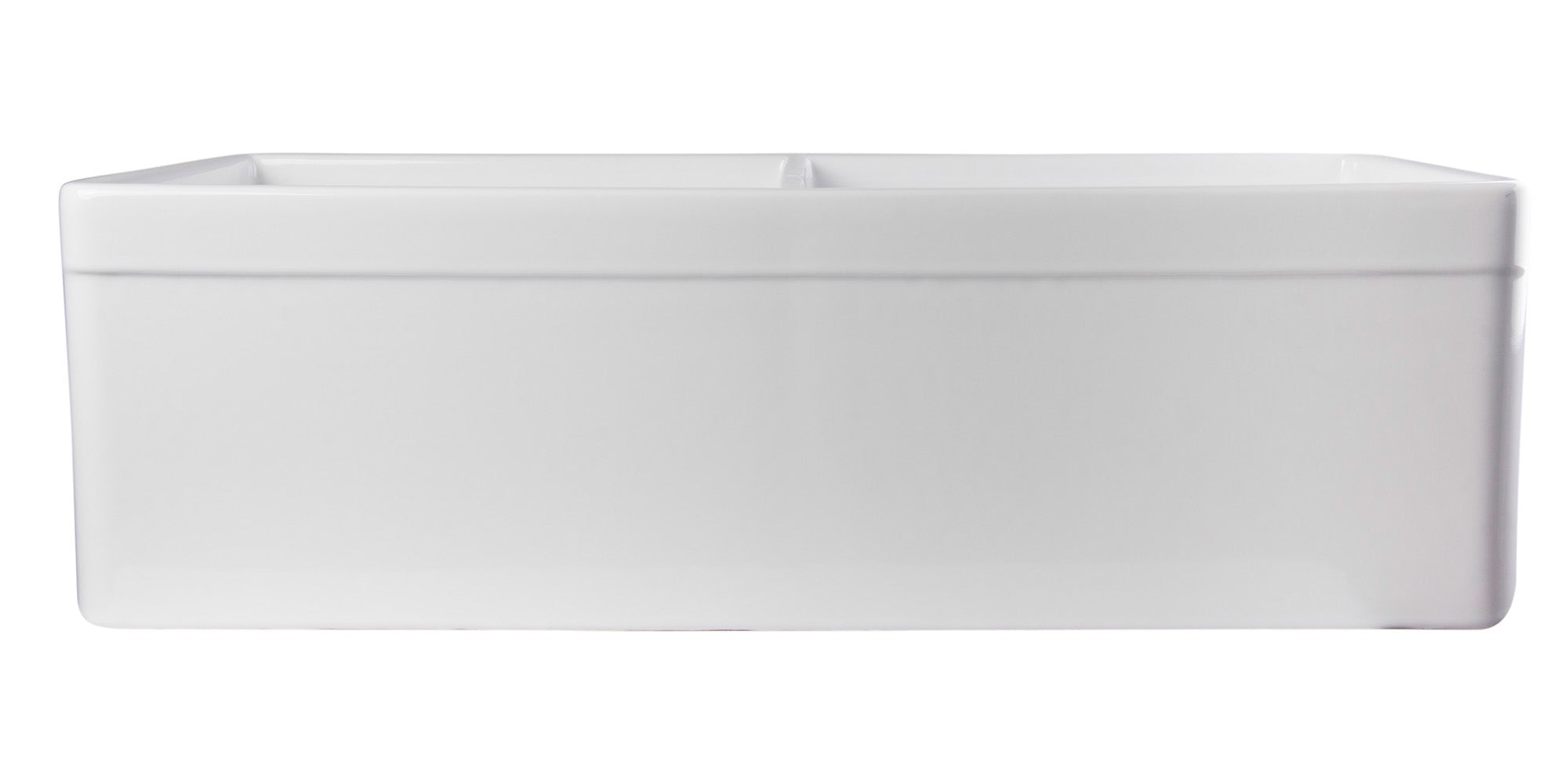 ALFI Brand - White 32" Decorative Lip Apron Double Bowl Fireclay Farmhouse Kitchen Sink | AB539-W ALFI Brand - White 32" Decorative Lip Apron Double Bowl Fireclay Farmhouse Kitchen Sink | AB539-W