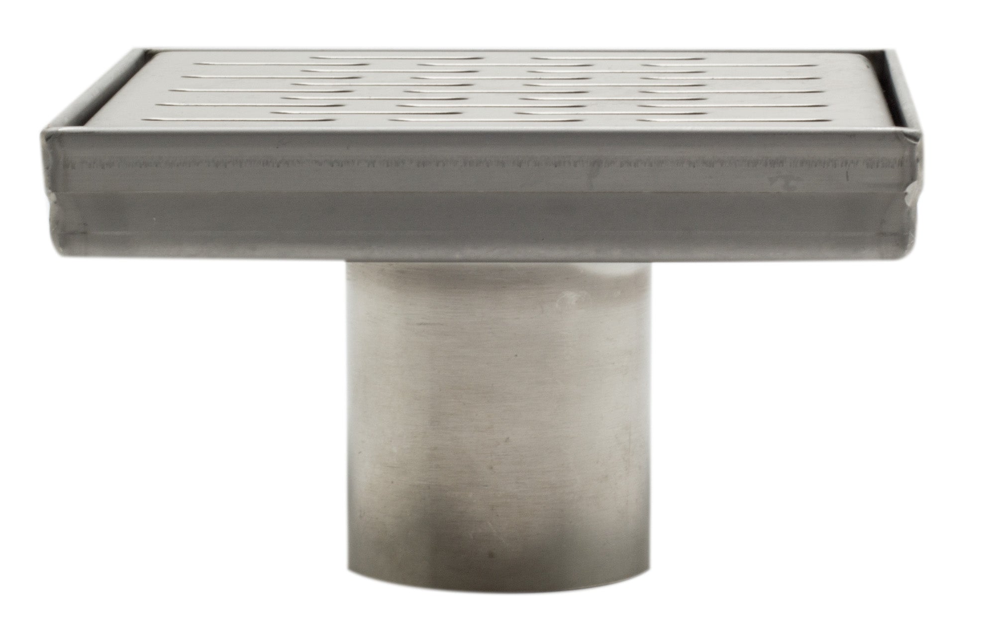ALFI Brand - 5" x 5" Modern Square Stainless Steel Shower Drain with Groove Holes | ABSD55C-BSS ALFI Brand - 5" x 5" Modern Square Stainless Steel Shower Drain with Groove Holes | ABSD55C-BSS