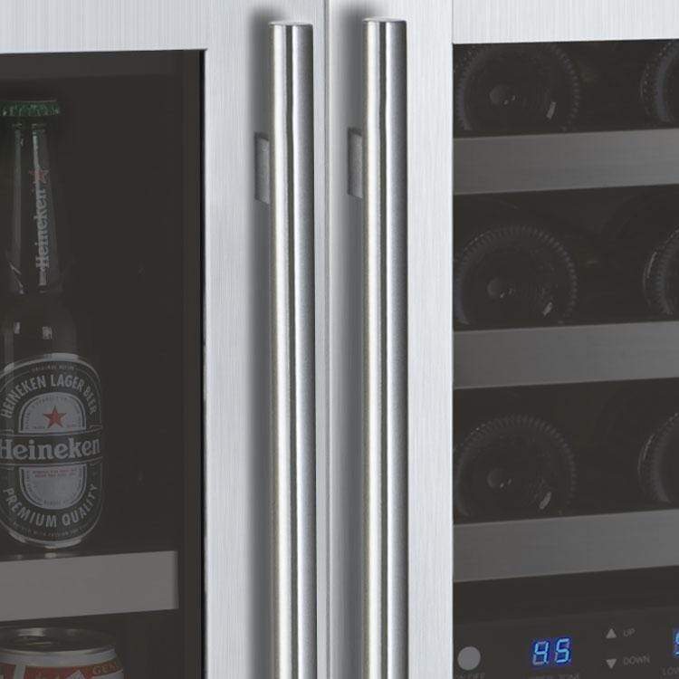 Allavino Wine & Beverage Centers FlexCount Series Side-by-Side Dual-Zone Wine & Beverage Center - 3Z-VSWB15-3S20 Allavino Wine & Beverage Centers FlexCount Series Side-by-Side Dual-Zone Wine & Beverage Center - 3Z-VSWB15-3S20
