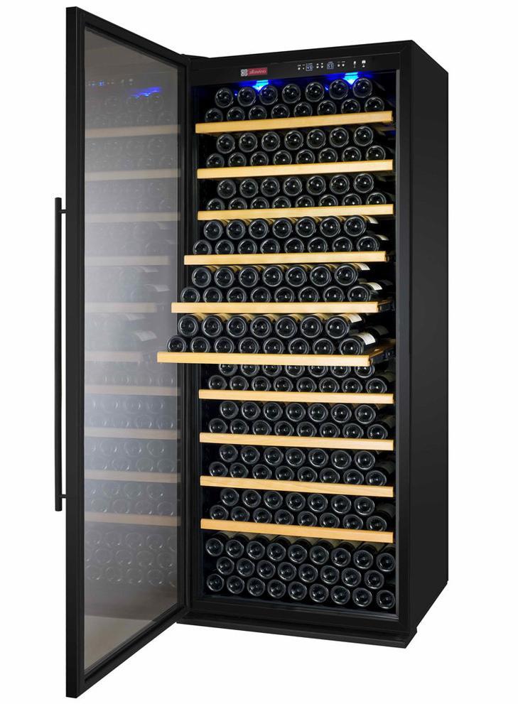 Allavino Wine & Beverage Centers Vite Series 305 Bottle Single-Zone Wine Refrigerator - Black Door with Left Hinge - YHWR305-1BL20 Allavino Wine & Beverage Centers Vite Series 305 Bottle Single-Zone Wine Refrigerator - Black Door with Left Hinge - YHWR305-1BL20