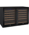 Allavino Wine & Beverage Centers Wide FlexCount II Tru-Vino 112 Bottle Dual Zone Black Side-by-Side Wine Refrigerator - 2X-VSWR56-1B20
