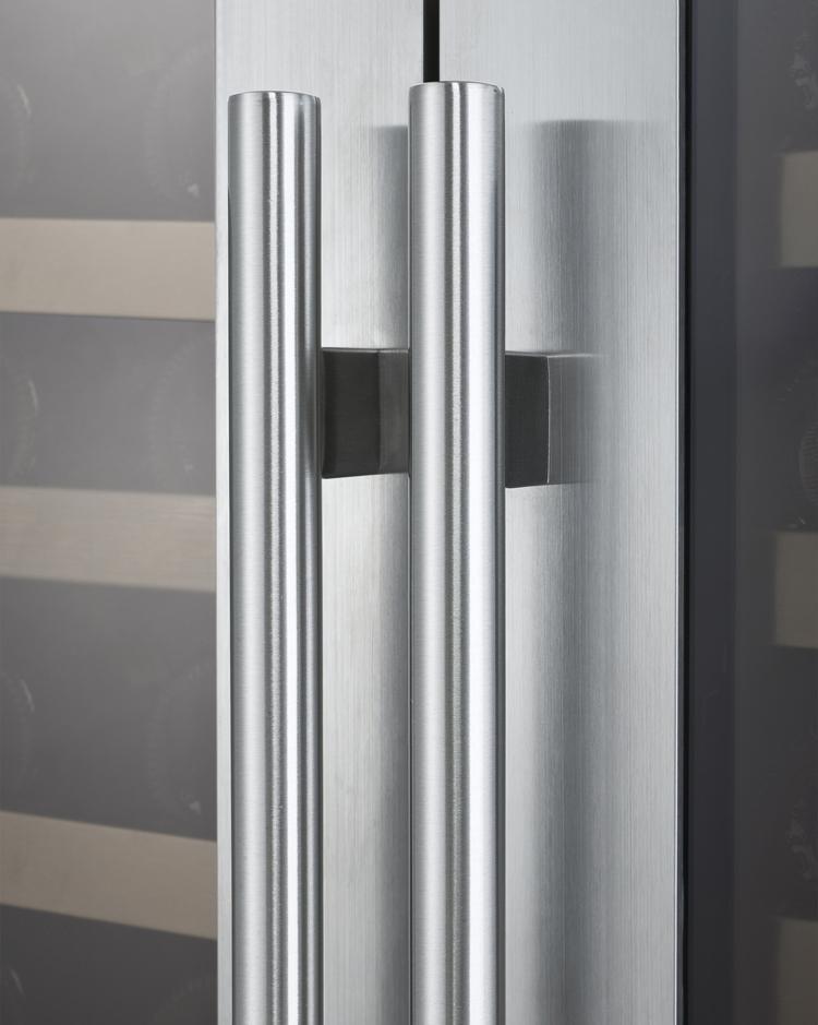Allavino Wine & Beverage Centers Wide FlexCount II Tru-Vino 256 Bottle Dual Zone Stainless Steel Side-by-Side Wine Refrigerator - 2X-VSWR128-1S20 Allavino Wine & Beverage Centers Wide FlexCount II Tru-Vino 256 Bottle Dual Zone Stainless Steel Side-by-Side Wine Refrigerator - 2X-VSWR128-1S20