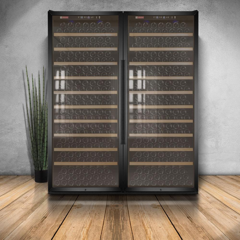 Allavino Wine & Beverage Centers Wide Vite II Tru-Vino 554 Bottle Dual Zone Black Side-by-Side Wine Refrigerator - 2X-YHWR305-1B20 Allavino Wine & Beverage Centers Wide Vite II Tru-Vino 554 Bottle Dual Zone Black Side-by-Side Wine Refrigerator - 2X-YHWR305-1B20