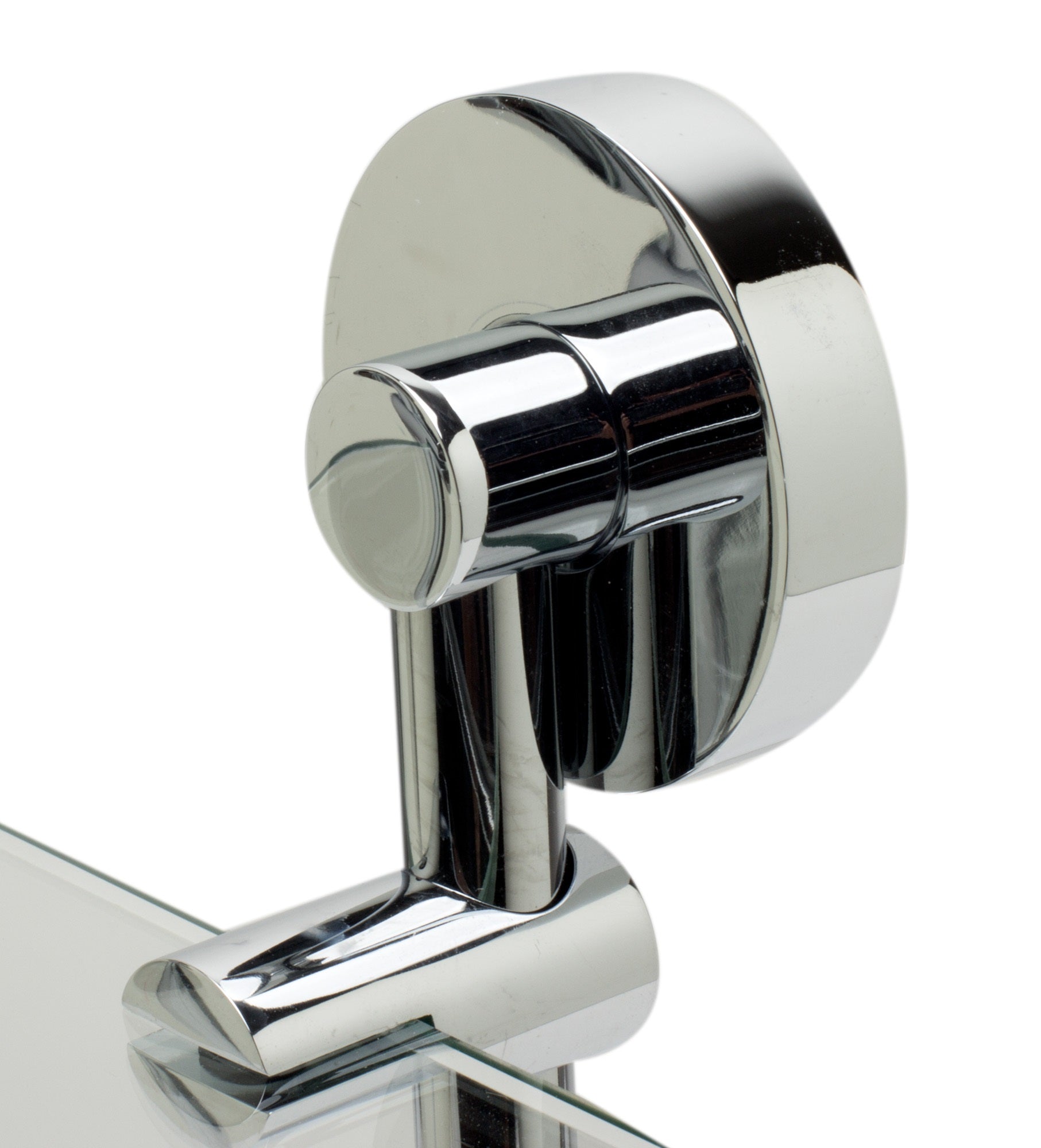 ALFI Brand - Polished Chrome Corner Mounted Double Glass Shower Shelf Bathroom Accessory | AB9548 ALFI Brand - Polished Chrome Corner Mounted Double Glass Shower Shelf Bathroom Accessory | AB9548