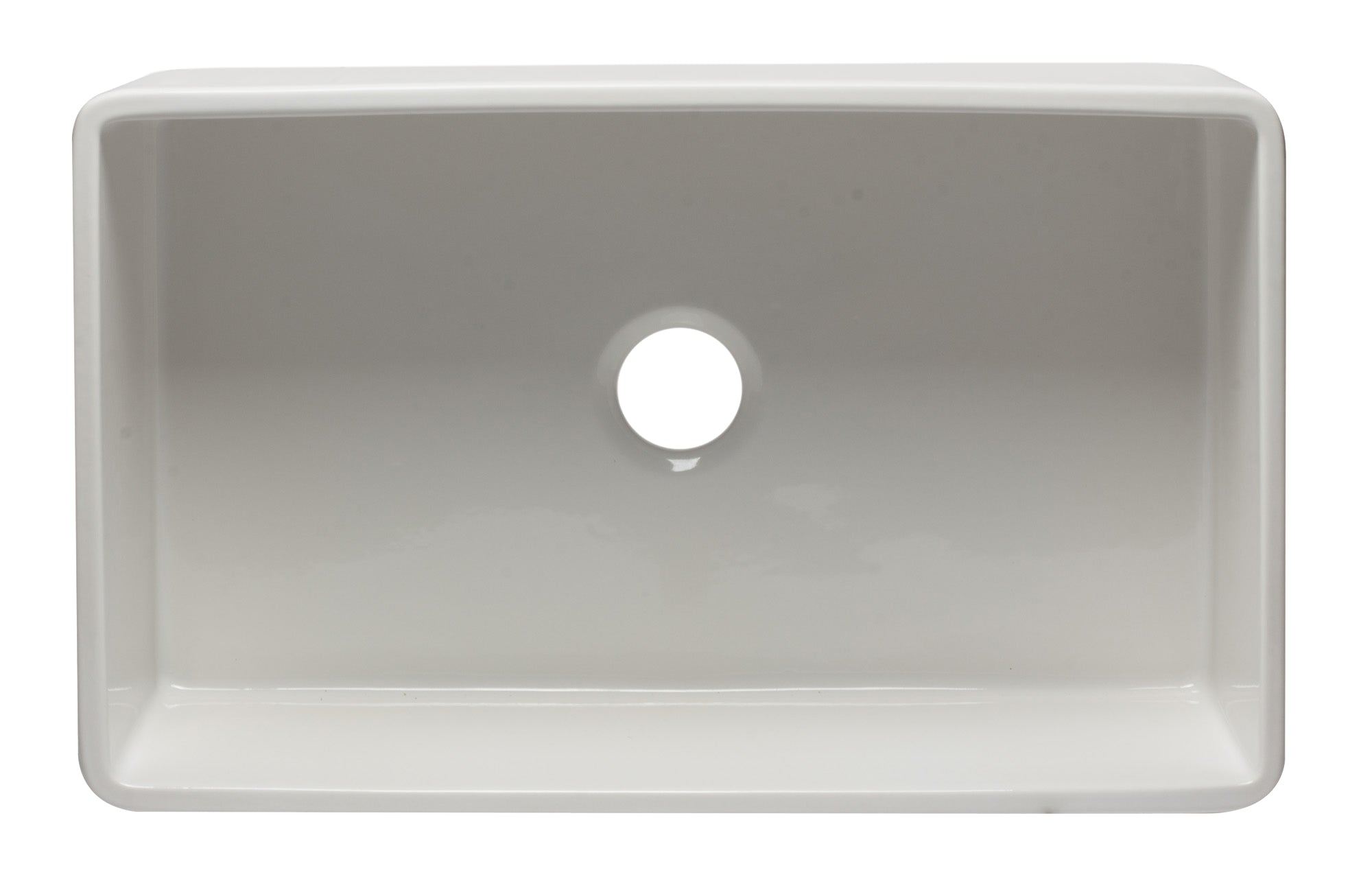 ALFI Brand - 33 inch White Reversible Single Fireclay Farmhouse Kitchen Sink | AB3320SB-W ALFI Brand - 33 inch White Reversible Single Fireclay Farmhouse Kitchen Sink | AB3320SB-W