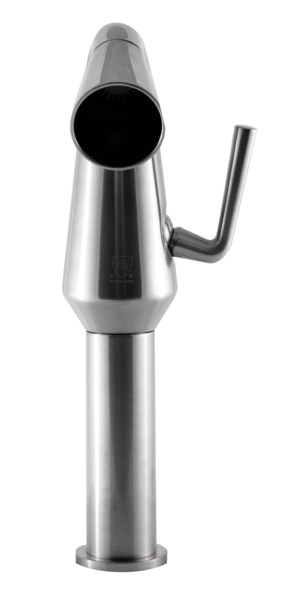 ALFI Brand - Brushed Nickel Single Hole Tall Cone Waterfall Bathroom Faucet | AB1792-BN ALFI Brand - Brushed Nickel Single Hole Tall Cone Waterfall Bathroom Faucet | AB1792-BN