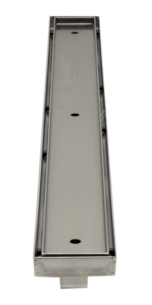 ALFI Brand - 32" Modern Stainless Steel Linear Shower Drain w/o Cover | ABLD32A