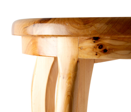ALFI Brand - 11" Cedar Wood Round Stool Multi-Purpose Accessory | AB4406