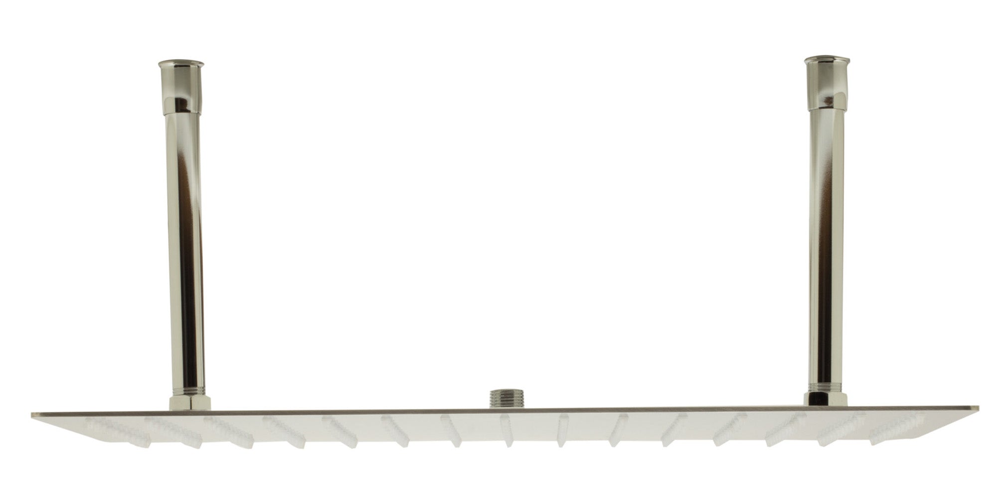 ALFI Brand - 20" Rectangular Brushed Solid Stainless Steel Ultra Thin Rain Shower Head | RAIN2012-BSS ALFI Brand - 20" Rectangular Brushed Solid Stainless Steel Ultra Thin Rain Shower Head | RAIN2012-BSS