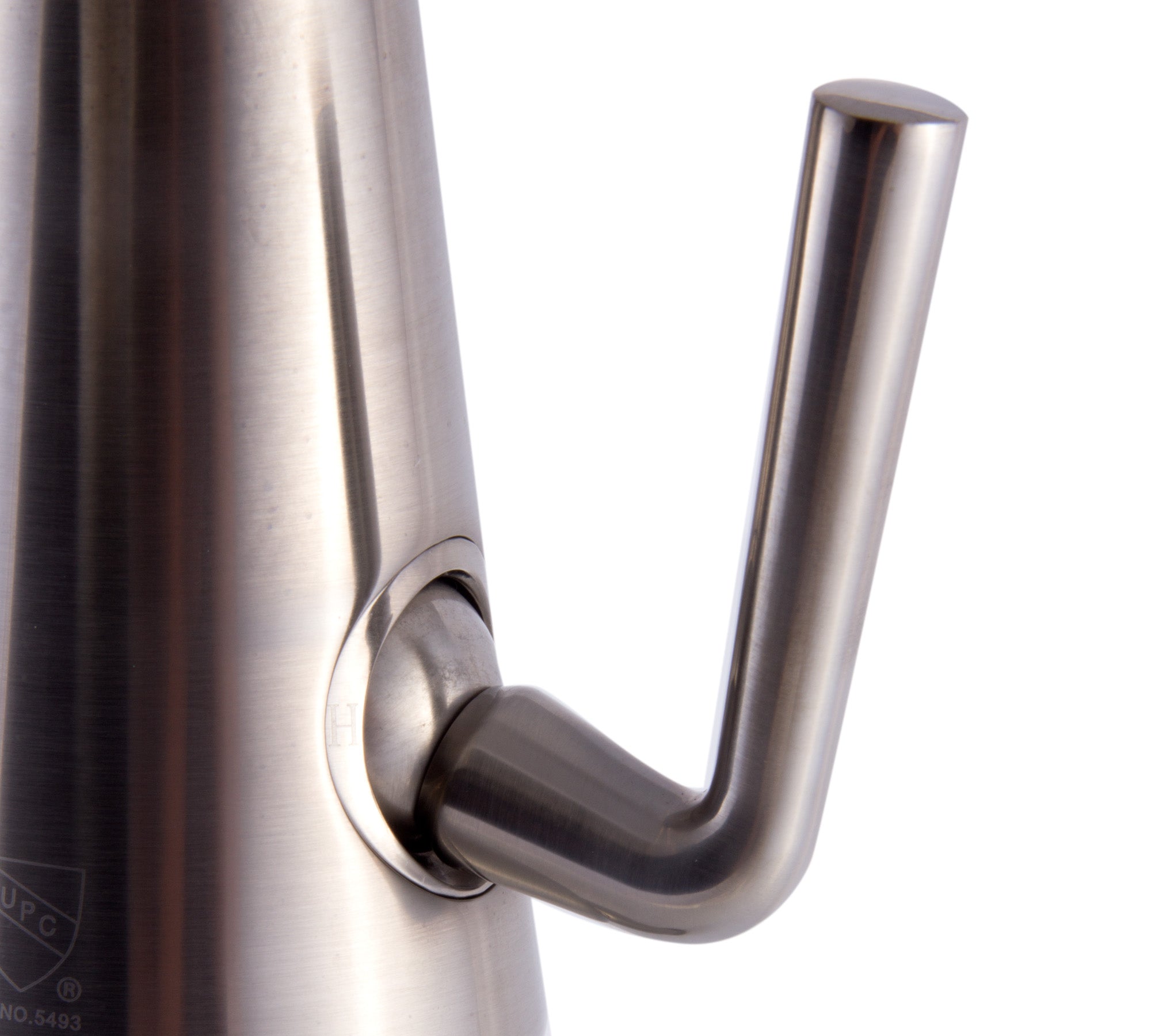 ALFI Brand - Brushed Nickel Single Hole Tall Cone Waterfall Bathroom Faucet | AB1792-BN ALFI Brand - Brushed Nickel Single Hole Tall Cone Waterfall Bathroom Faucet | AB1792-BN