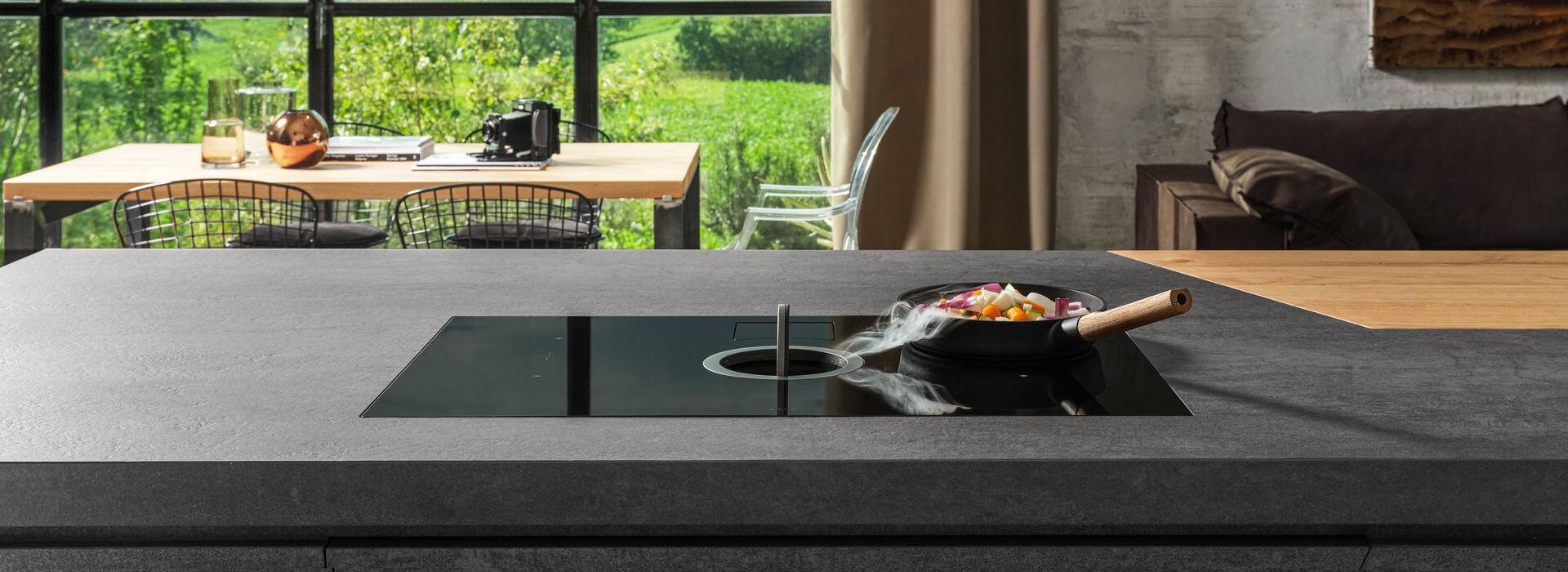 Elica - NIKOLA TESLA SWITCH - - 36" W x 20 1/4" D x 8 1/4" H, Black Glass - Air Cooking Cooktops | ENS436BL Elica - NIKOLA TESLA SWITCH - - 36" W x 20 1/4" D x 8 1/4" H, Black Glass - Air Cooking Cooktops | ENS436BL