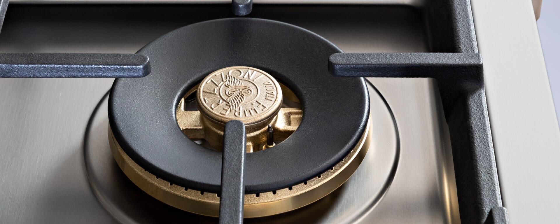 Bertazzoni | 36" Gas Rangetop 6 Brass Burners | PROF366RTBXT Bertazzoni | 36" Gas Rangetop 6 Brass Burners | PROF366RTBXT