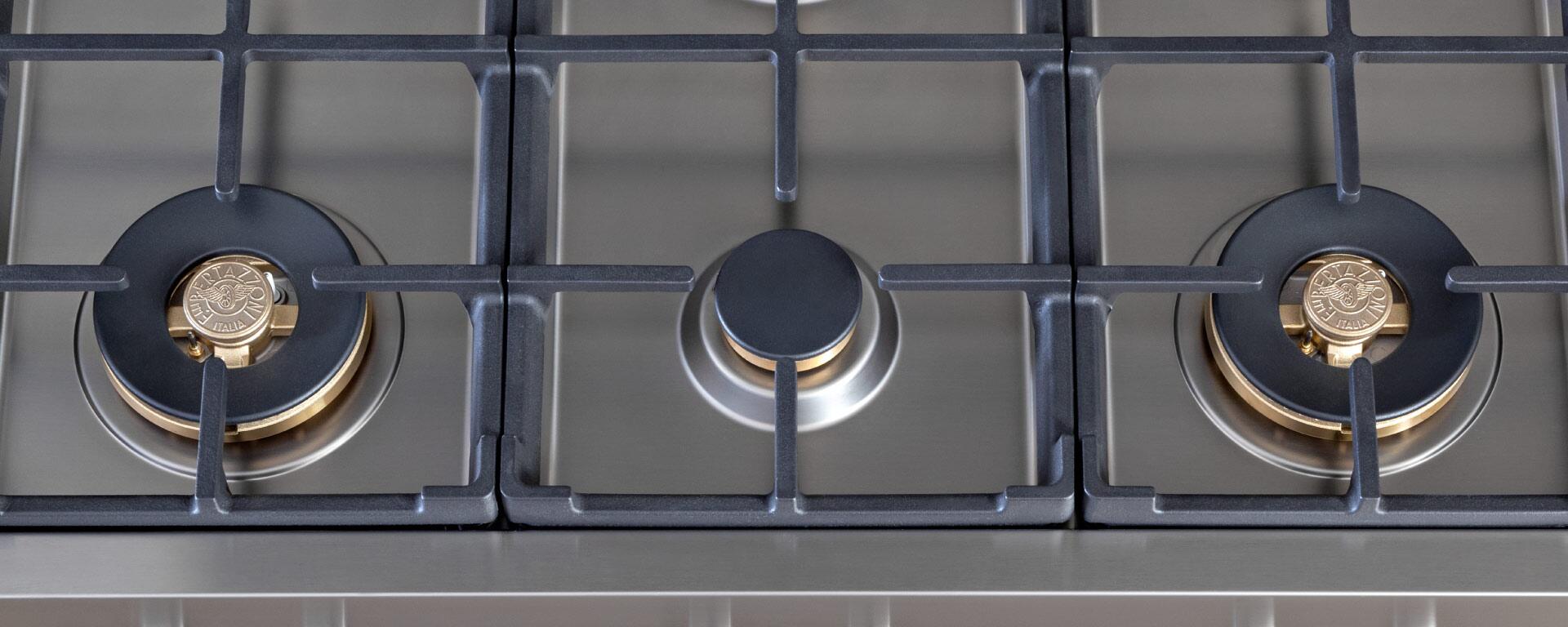 Bertazzoni | 36" Gas Rangetop 6 Brass Burners | PROF366RTBXT Bertazzoni | 36" Gas Rangetop 6 Brass Burners | PROF366RTBXT