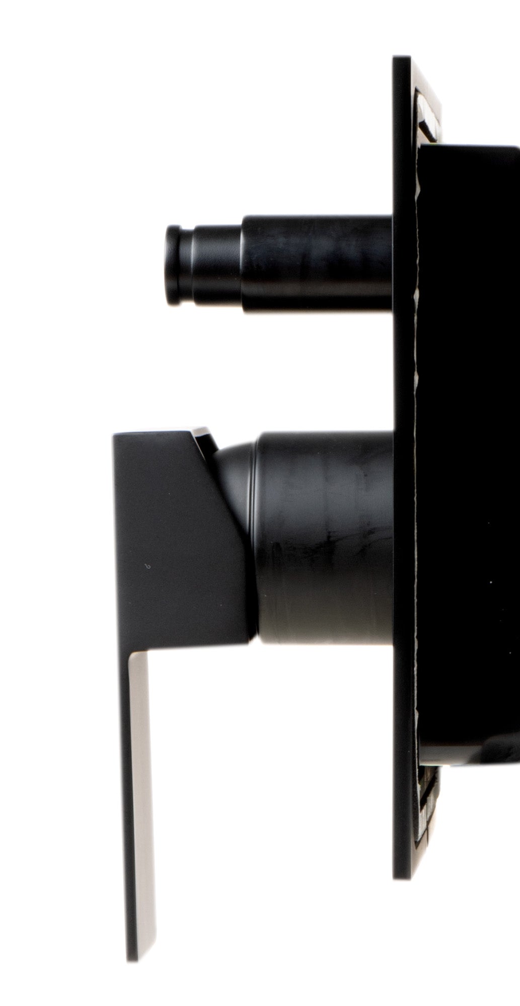 ALFI Brand - Black Matte Shower Valve with Square Lever Handle and Diverter | AB5601-BM ALFI Brand - Black Matte Shower Valve with Square Lever Handle and Diverter | AB5601-BM
