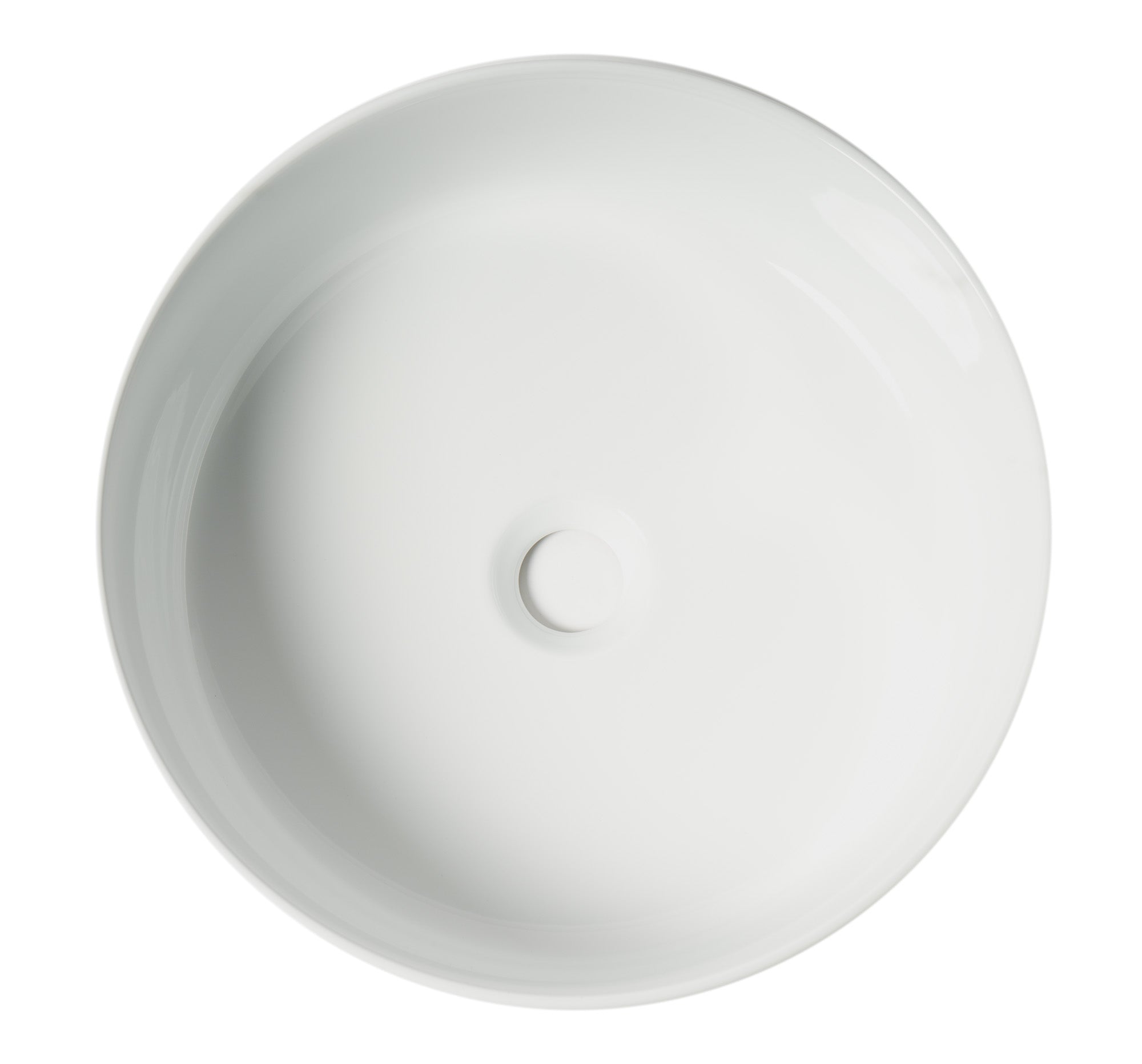 ALFI Brand - White 15" Round Above Mount Ceramic Sink | ABC907-W ALFI Brand - White 15" Round Above Mount Ceramic Sink | ABC907-W