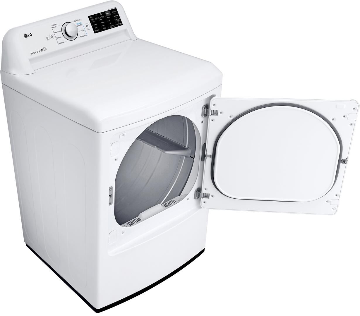 LG - 4.5 Cu. Ft. High-Efficiency Top-Load Washer and LG - 7.3 Cu. Ft. Ultra Large High Efficiency White Gas Dryer LG - 4.5 Cu. Ft. High-Efficiency Top-Load Washer and LG - 7.3 Cu. Ft. Ultra Large High Efficiency White Gas Dryer