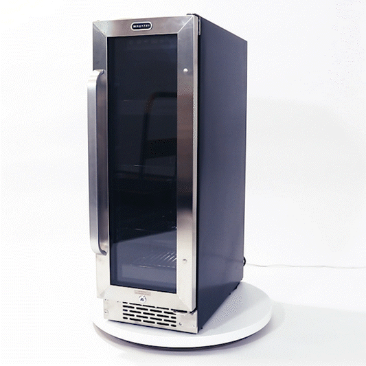 Whynter - BBR-638SB 12 inch Built-In 60 Can Undercounter Stainless Steel Beverage Refrigerator with Reversible Door, Digital Control, Lock and Carbon Filter  | BBR-638SB