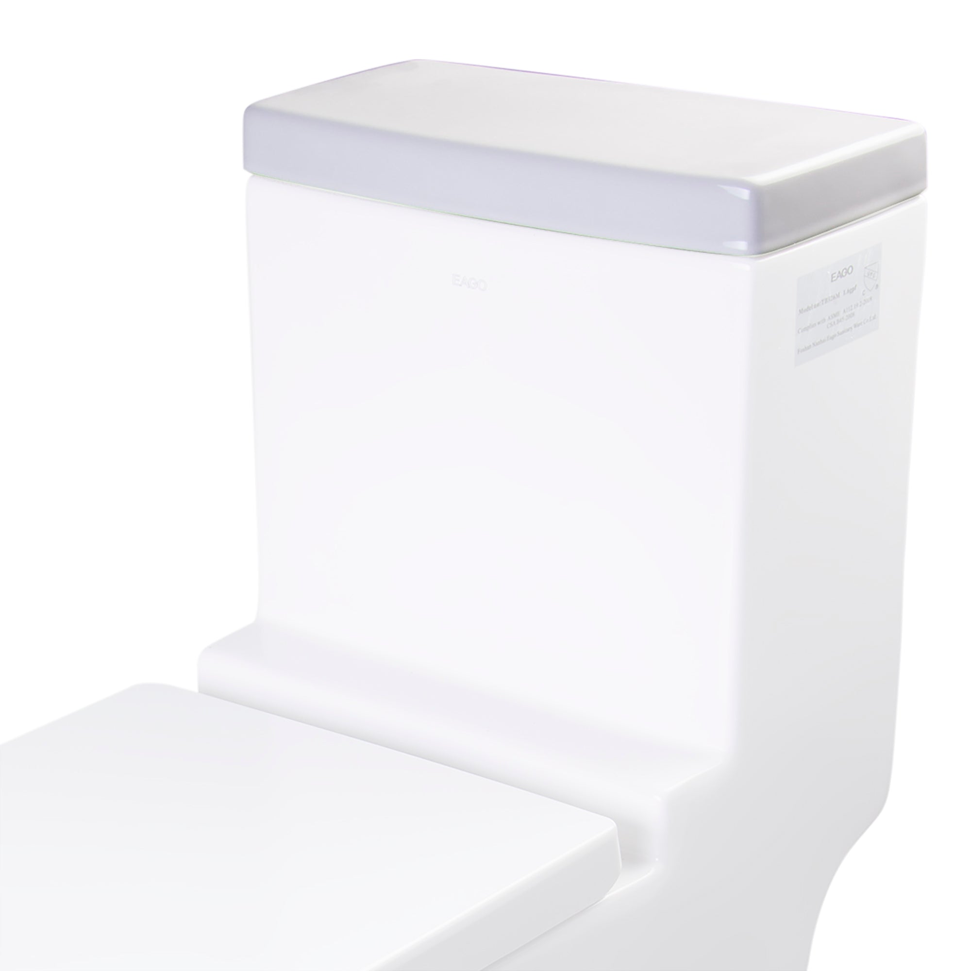 EAGO - Replacement Ceramic Toilet Lid for TB326 | R-326LID EAGO - Replacement Ceramic Toilet Lid for TB326 | R-326LID