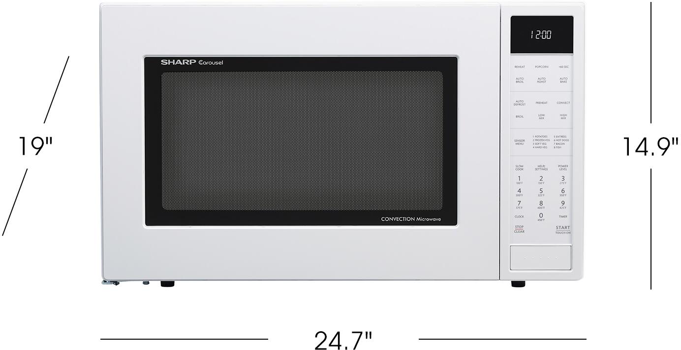 Sharp - Countertop Microwaves Oven - SMC1585BW Sharp - Countertop Microwaves Oven - SMC1585BW