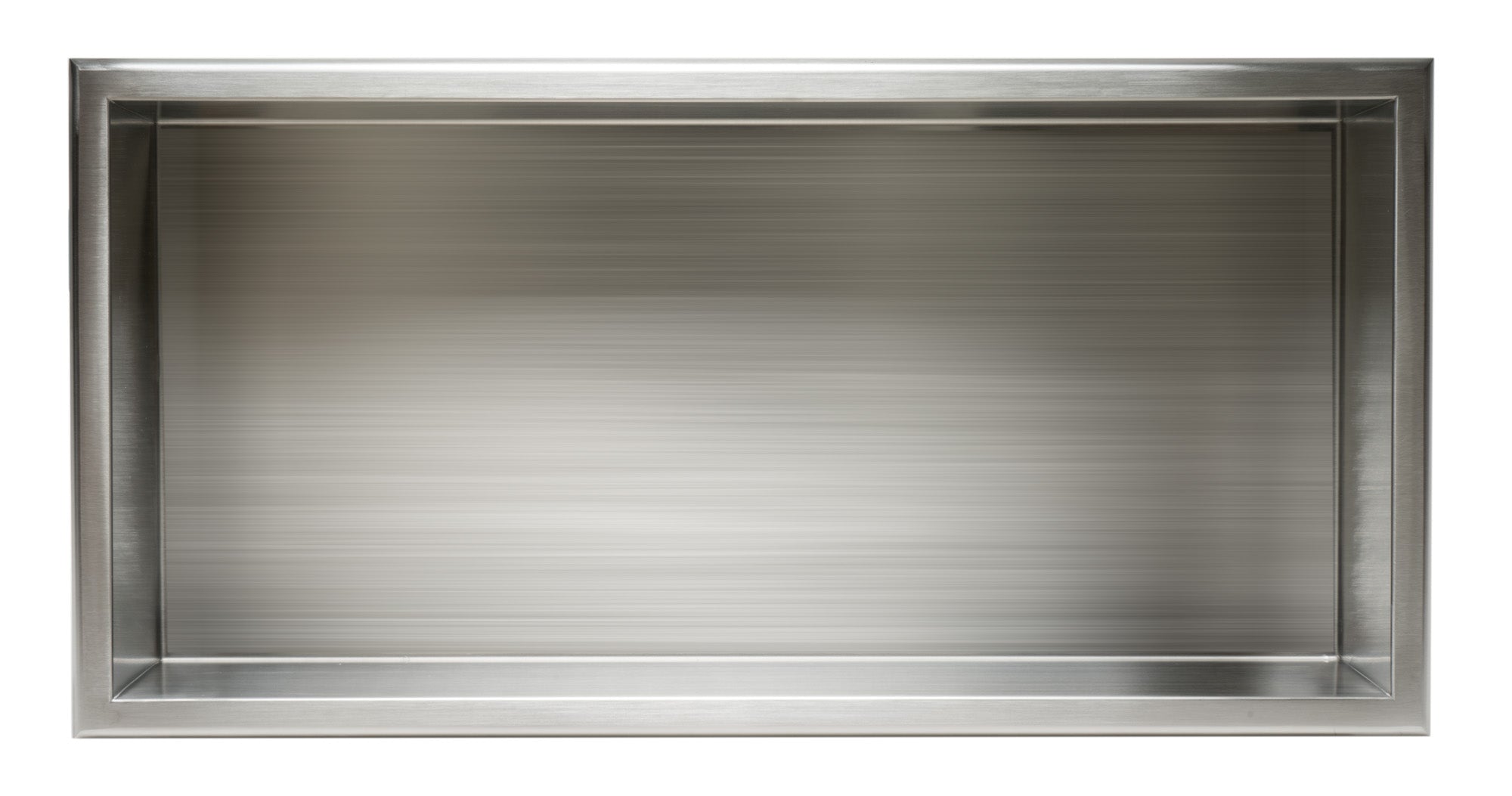 ALFI Brand - 24 x 12 Brushed Stainless Steel Horizontal Single Shelf Bath Shower Niche | ABN2412-BSS ALFI Brand - 24 x 12 Brushed Stainless Steel Horizontal Single Shelf Bath Shower Niche | ABN2412-BSS