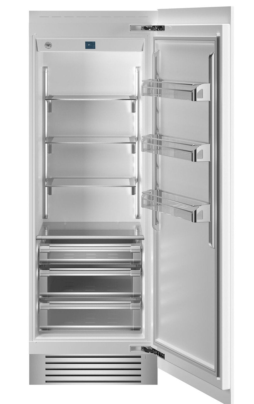 Bertazzoni | 30" Built-in Refrigerator column - Panel Ready - Right swing door and 30" Built-in Freezer column - Panel Ready - Right swing door Bundle Bertazzoni | 30" Built-in Refrigerator column - Panel Ready - Right swing door and 30" Built-in Freezer column - Panel Ready - Right swing door Bundle