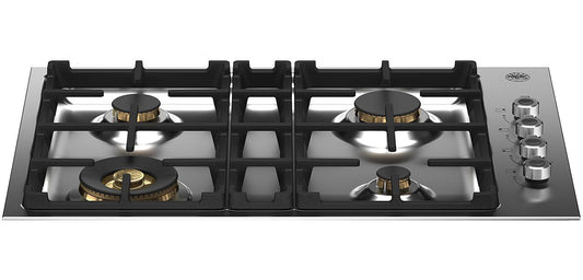 Bertazzoni - 30" Drop-in Gas Cooktop 4 Brass Burners - PROF304QBXT